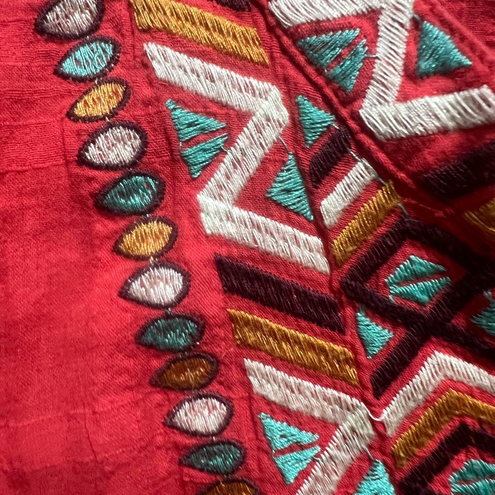 Thml Arawak Flutter Sleeve Bohemian Top Size Medi… - image 3